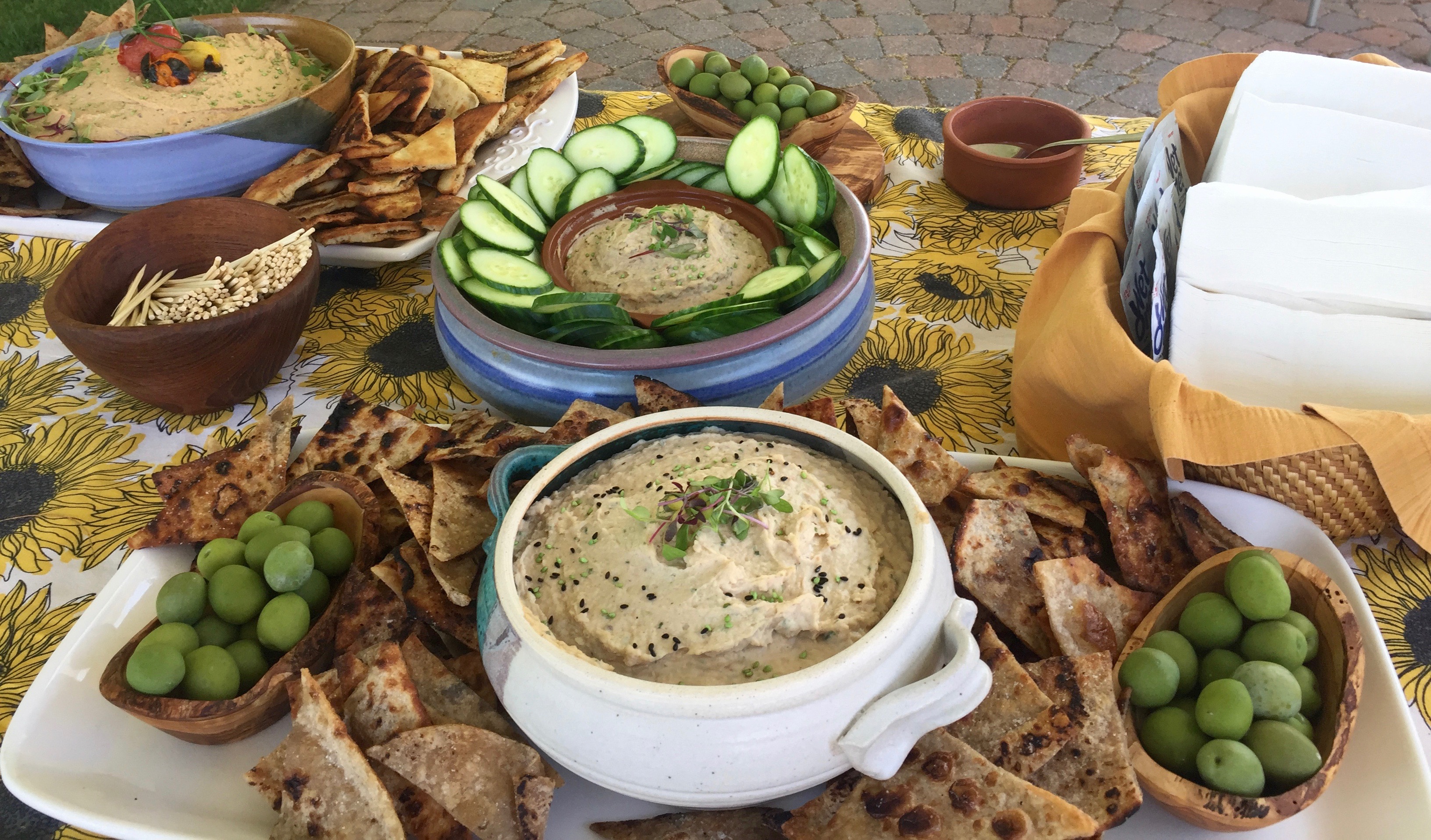Say Yes to Hummus Platters